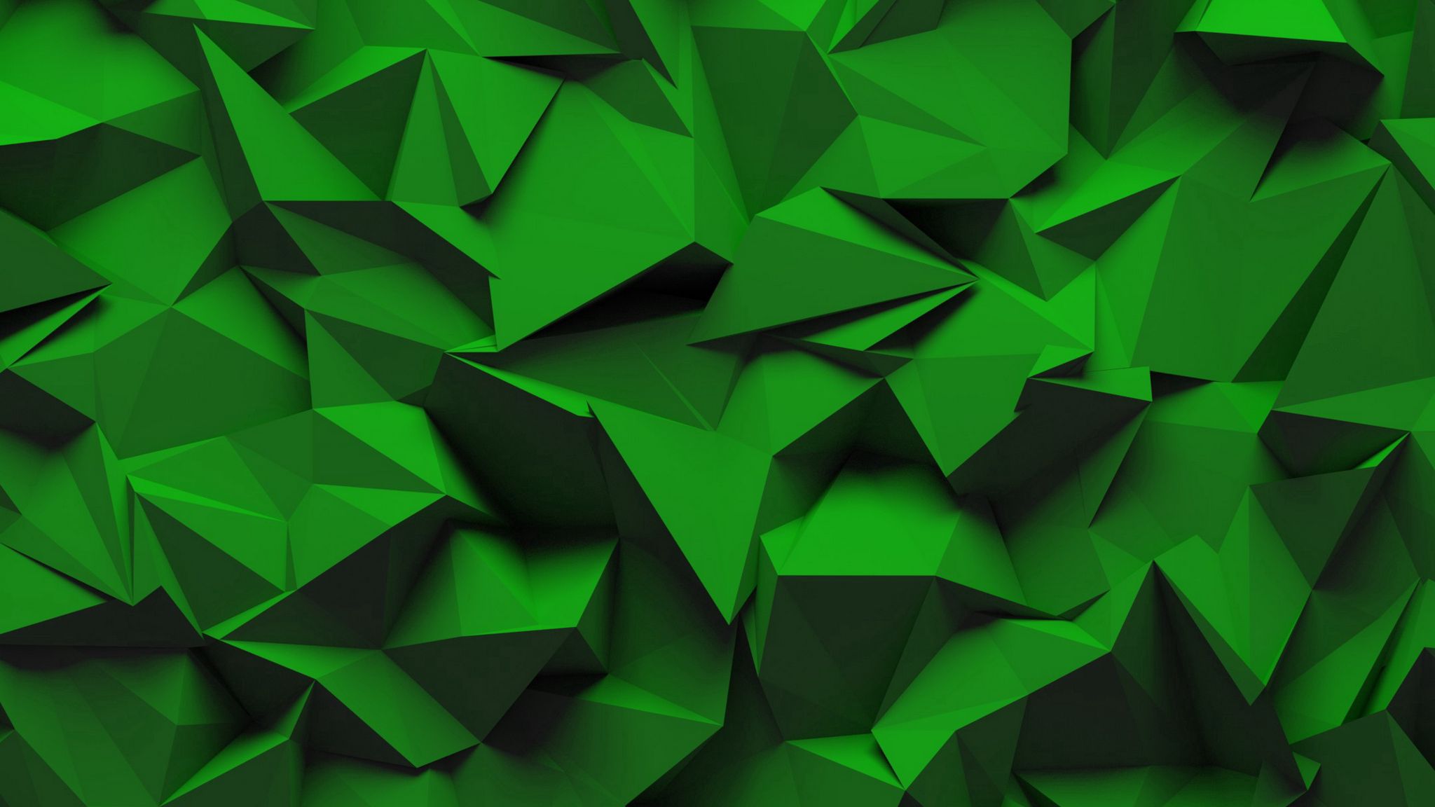 Green Wave Background Tech 2048 x 1152